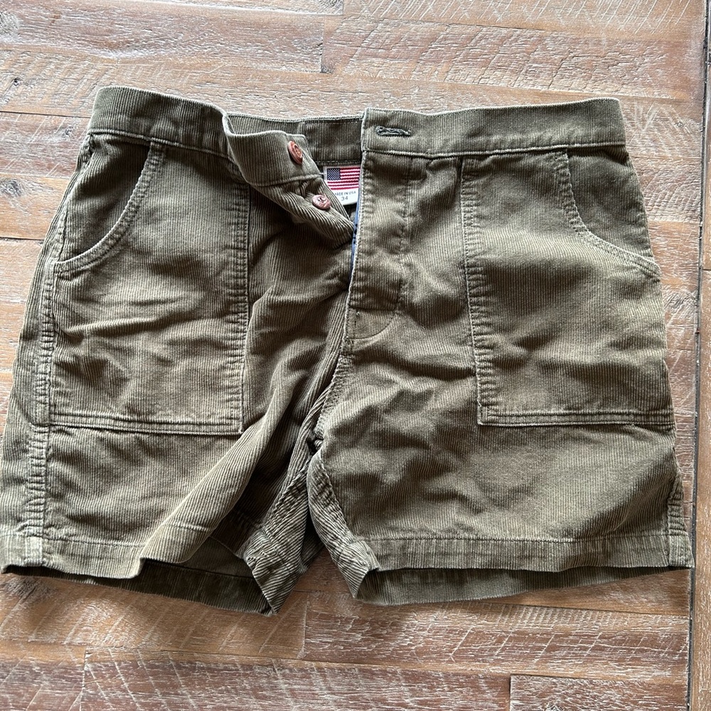 Birdwell corduroy shorts 34